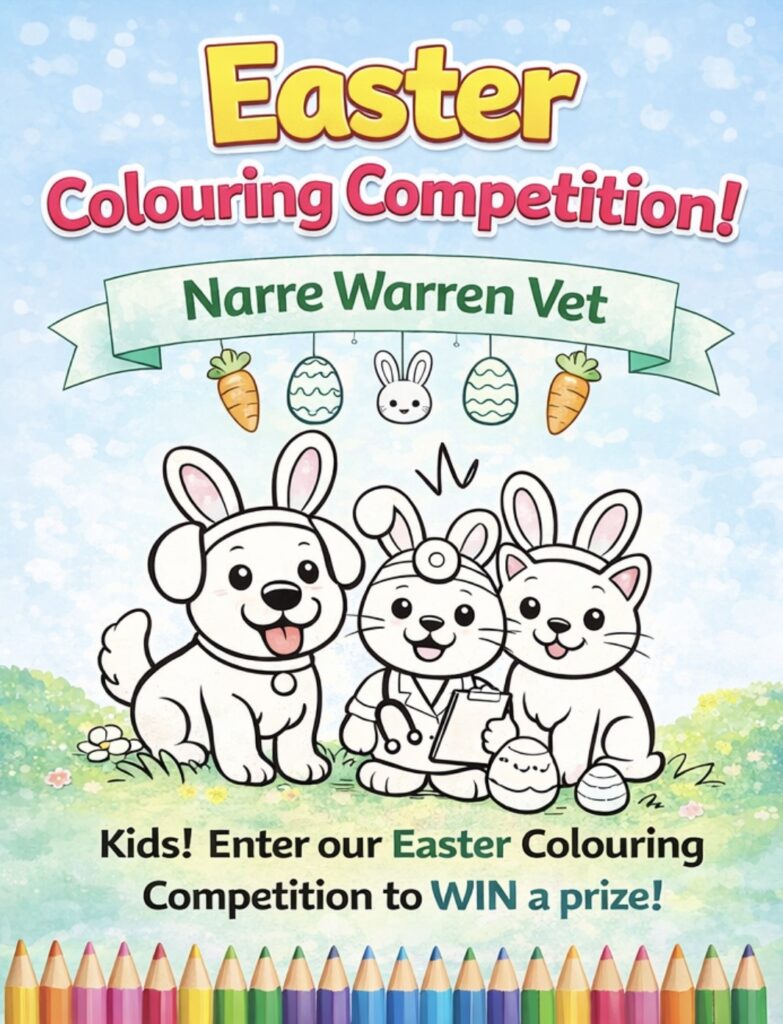 Narre Warren Vet Easter Colouring Competition